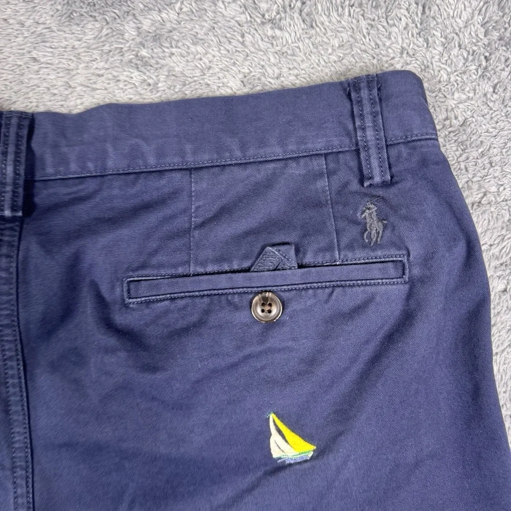 Ralph Lauren Pants Men 30x30 Polo Chino 7oz Twill Brushed Trouser Yacht Sailboat